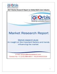2017 Market Research Report on Global Bath Linen Industry.pdf