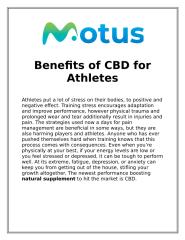 Benefits of CBD for Athletes.docx