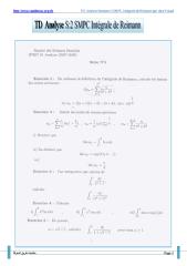TD  Analyse Semestre 2 SMPC Intégrale de Riemann-rapideway.pdf