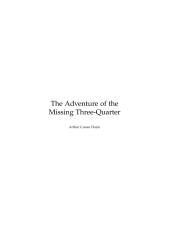 The Missing Three-Quater  1904.pdf