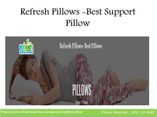 Refresh Pillows -Best Support Pillow.pdf
