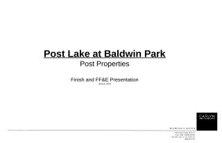 Post Lake at Baldwin Park_2.ppt